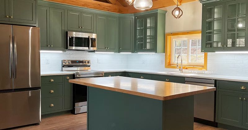 Jade Green Cabinetry