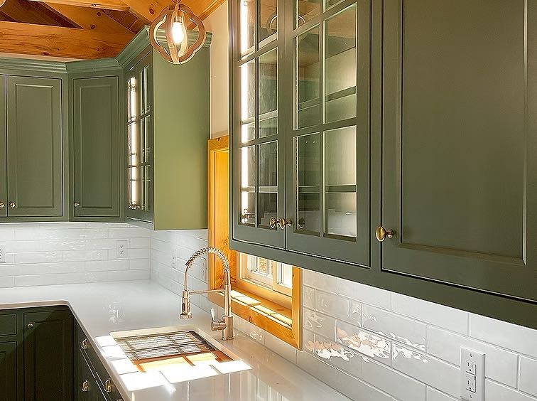 Jade Green Cabinetry