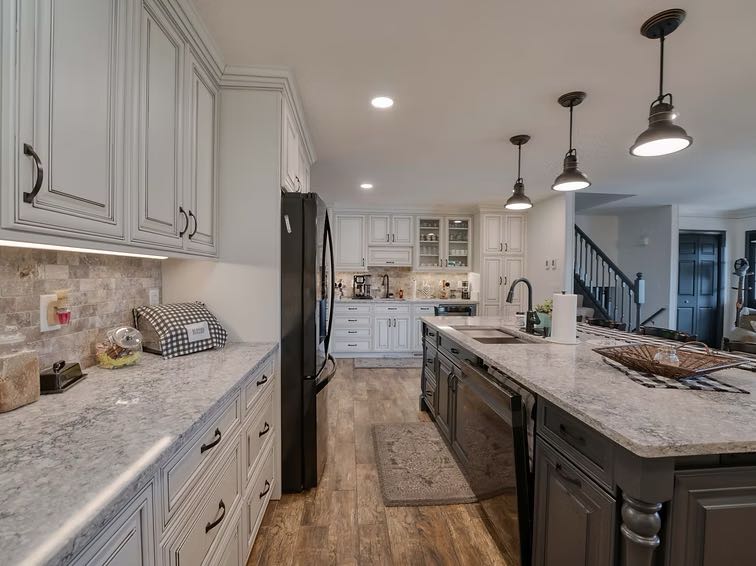Warm Grey Classic Cabinets