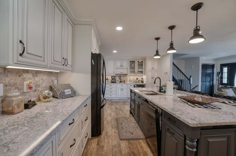Warm Grey Classic Cabinets